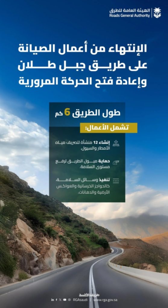 افتتاح الحركة المرورية على