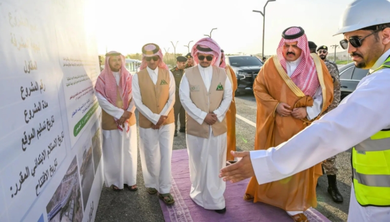 افتتاح مشروع جسر السمراء