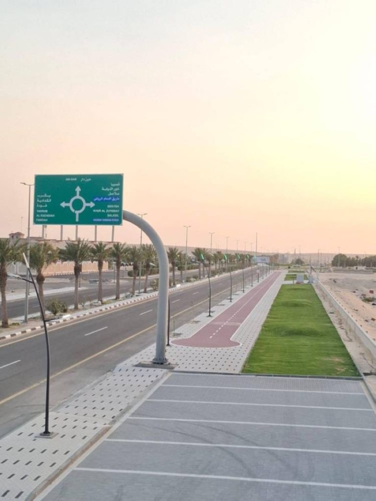 افتتاح مضمار مشي رياضي جديد في جوف بني هاجر