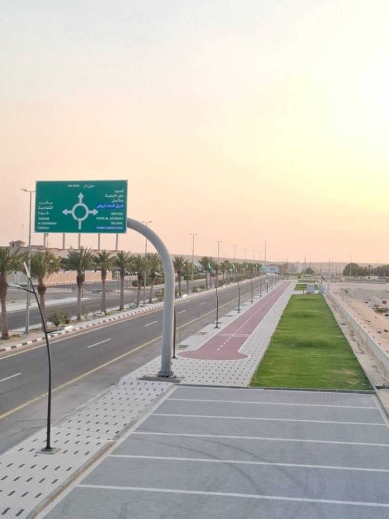 افتتاح مضمار مشي رياضي
