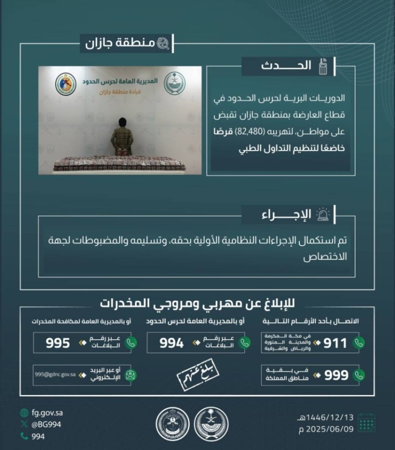 القبض على مهرب 82480