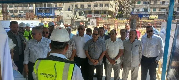 تفقد وفد محلية النواب مشروع مترو أبو قير في الإسكندرية