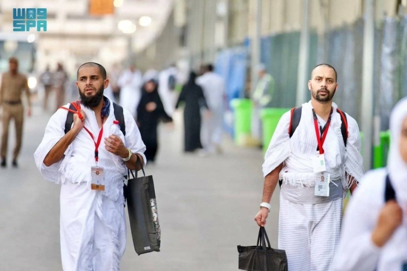 توجه حجاج بيت الله