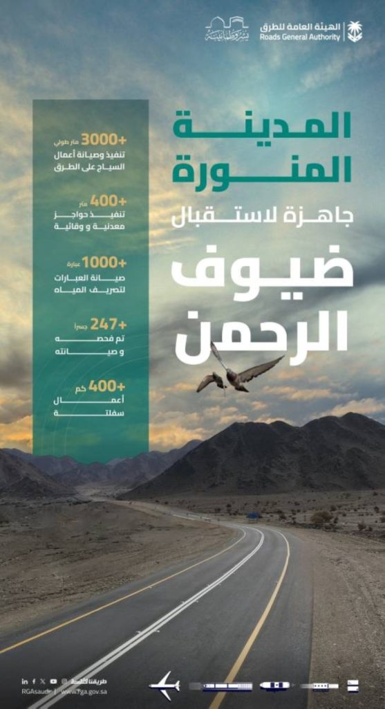 جاهزية شبكة طرق المدينة