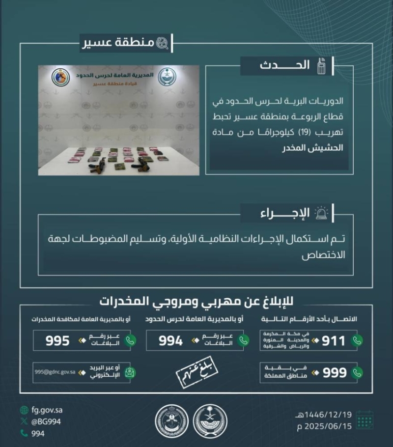 حرس الحدود في عسير