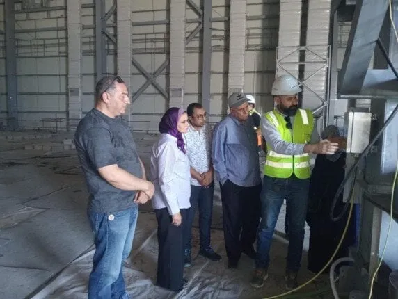 رئيسة المصرية لنقل الكهرباء تراقب مشروع الربط الكهربائي المصري ـ السعودي بطابا بشكل ميداني