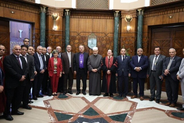 زيارة وفد الطائفة الإنجيلية