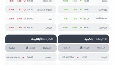 سوق الأسهم السعودية يُسجل انخفاضًا جديدًا عند 11163 نقطة