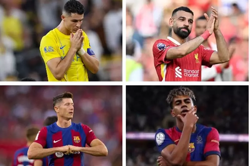صلاح ولامين ورونالدو.. نجوم