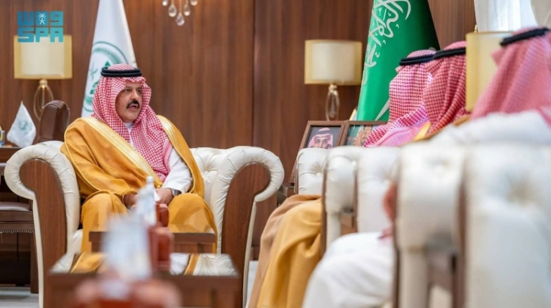 أمير حائل يرحب بالرئيس التنفيذي لهيئة تطوير محمية الإمام تركي بن عبدالله الملكية
