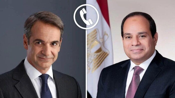 اتصال مهم بين السيسي ورئيس وزراء اليونان يؤكد دعم مصر لغزة