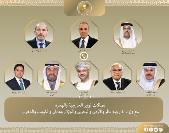 اتصالات مستمرة بين وزير الخارجية ونظرائه العرب حول الوضع في غزة