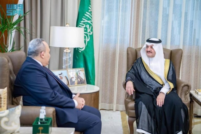استقبال أمير الشرقية لقنصل مصر في المملكة