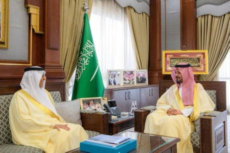 استقبال أمير المدينة المنورة لمُحافظ الهيئة السعودية للمواصفات والمقاييس والجودة