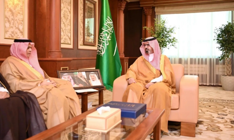 استقبال الأمير ناصر بن