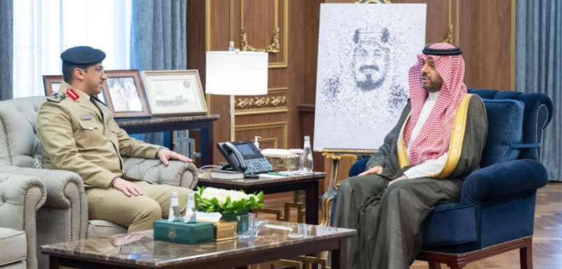 استقبال قائد أمن المنشآت