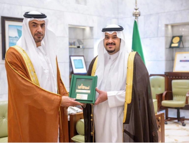 استقبال نائب أمير الرياض لسفير الإمارات بمناسبة انتهاء فترة عمله بالمملكة
