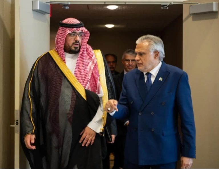 الإبراهيم ووزير خارجية باكستان يبحثان سبل تعزيز العلاقات الاقتصادية بين بلديهما
