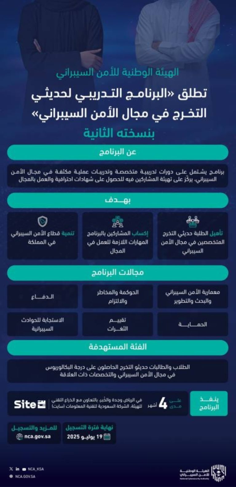 برنامج تأهيل حديثي التخرج في الأمن السيبراني ينطلق