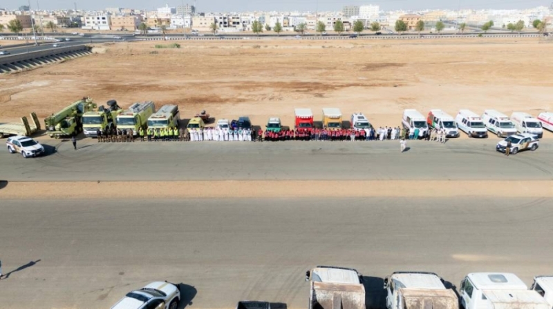 تبوك تشهد فرضية للتعامل مع السيول والفيضانات بمشاركة جهات حكومية