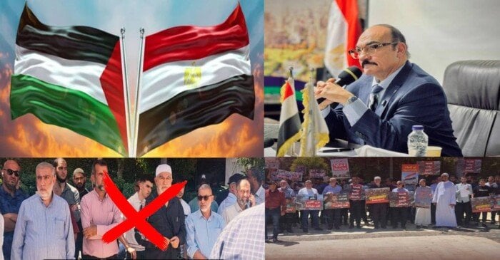 تظاهرات ضد مصر: أستاذ علوم سياسية يصف “الإخوان” بالخيانة أمام السفارة في تل أبيب