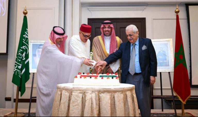 حضور الأمير سعود بن جلوي في حفل القنصلية المغربية باليوم الوطني