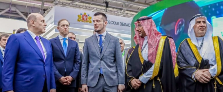 زيارة رئيس الوزراء الروسي لجناح السعودية في معرض “INNOPROM 2025”