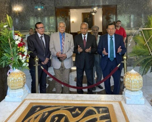 زيارة مصطفى بكري لضمير الأمة في ذكرى ثورة 23 يوليو المجيدة