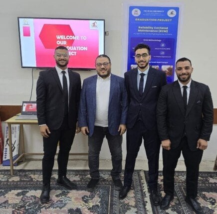طلاب هندسة المطرية يطورون منهجية مبتكرة للصيانة الذكية