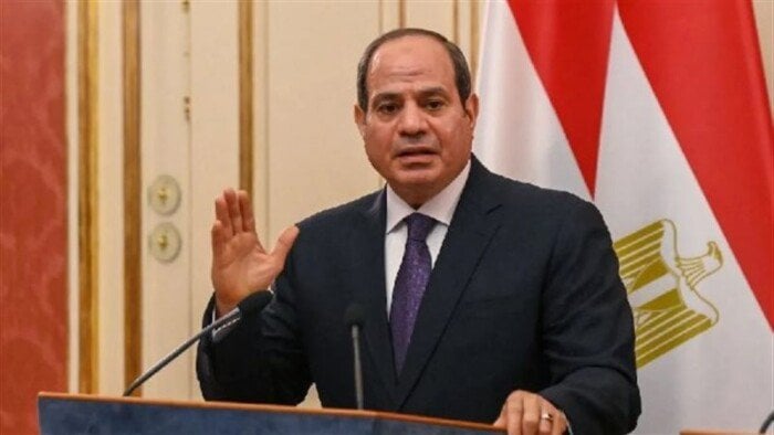 كلمة للرئيس السيسي حول الأوضاع في غزة خلال البث المباشر