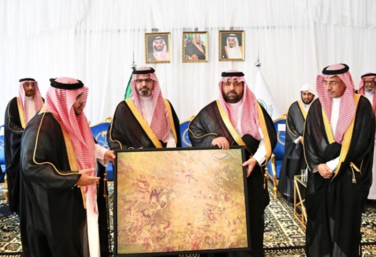 لقاء أمير جازان مع مشايخ وأهالي الريث