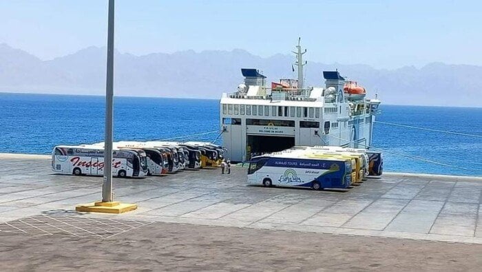 ميناء نويبع البحري يعود للعمل والحركة الملاحية تستأنف