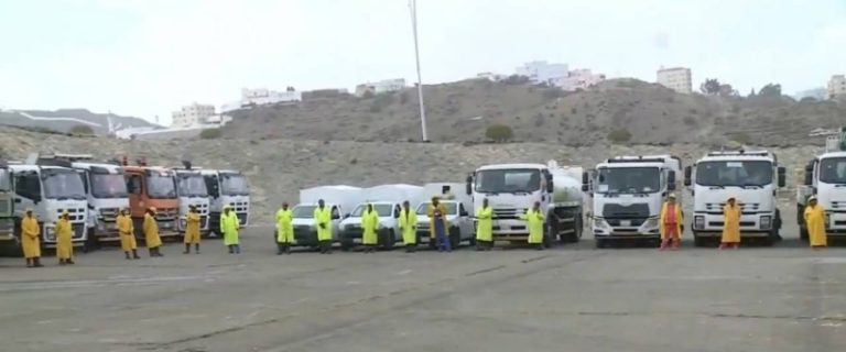 أمانة الباحة تهيئ أكثر من 250 معدة لمواجهة الأمطار و750 كادرًا متفانيًا