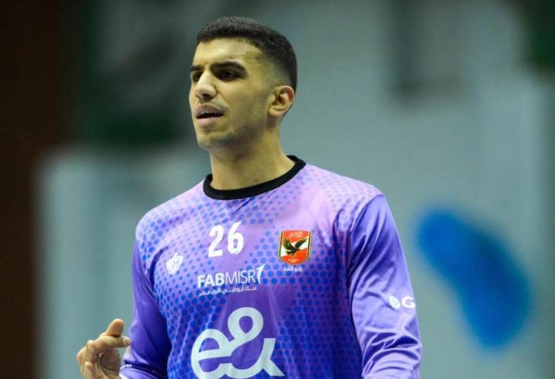 استدعاء حارس المرمى مصطفى عادل لتمثيل منتخب اليد في كأس العالم تحت 19 عاماً