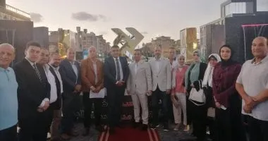 افتتاح ميدان الدكتور باسم فاضل بعد تطويره برعاية رئيس جهاز دمياط الجديدة