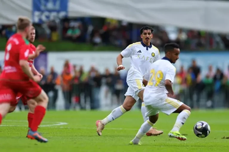 النصر يتعرض للهزيمة في مباراة ودية أمام أستريلا البرتغالي بدون جمهور