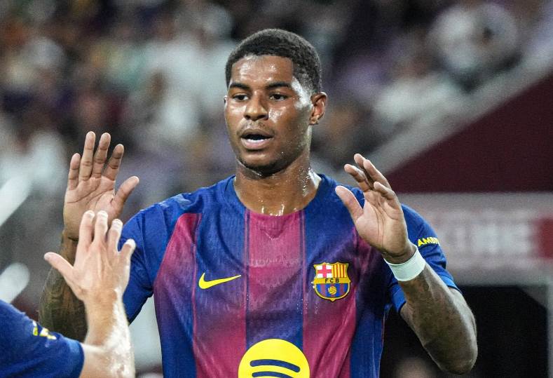 ماركوس راشفورد من مباراة دايجو ضد برشلونة