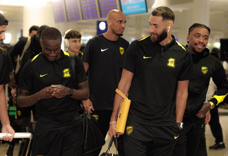 بعثة الاتحاد تصل هونج كونج للتحضير لمباراة كأس السوبر السعودي