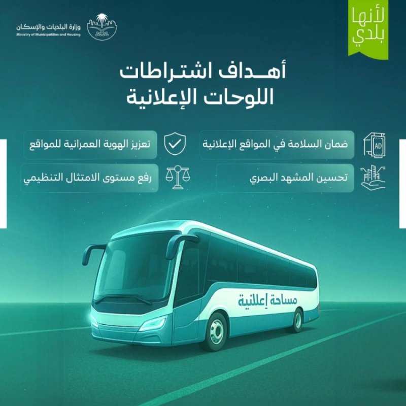 تحديث اشتراطات اللوحات الإعلانية لتحسين المظهر الحضاري لمدن المملكة