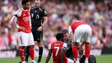 يمتد لـ4 أسابيع.. ساكا يغيب عن مباراة أرسنال وليفربول في الدوري الإنجليزي