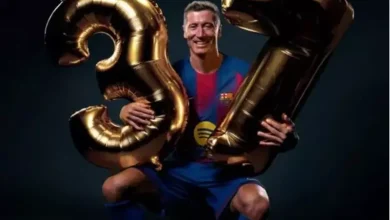 تجاوز الـ100 هدف.. ليفاندوفسكي يصنع التاريخ مع برشلونة