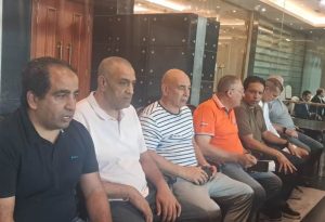 منتخب مصر يتواجد لمتابعة مباراة الأهلي ضد مودرن سبورت بدوري نايل