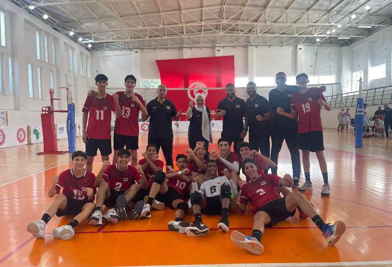 منتخب ناشئي الطائرة يحقق انتصاره على المغرب ويتأهل لنهائي بطولة إفريقيا بتونس