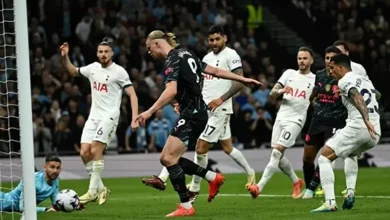 موعد والقناة الناقلة لمباراة مانشستر سيتي أمام توتنهام في الدوري الإنجليزي