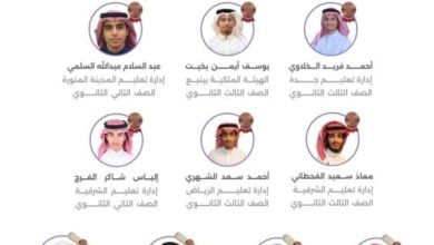 نجاح المملكة في أولمبياد آسيا والباسفيك للرياضيات 2025 يعنون بحصد (10) جوائز دولية  
المملكة تحقق إنجازاً مبهراً في أولمبياد آسيا والباسفيك للرياضيات 2025 بجوائز تصل إلى (10)  
أولمبياد آسيا والباسفيك للرياضيات 2025: المملكة تظفر بـ(10) جوائز دولية  
المملكة تبرز في أولمبياد آسيا والباسفيك للرياضيات 2025 بحصولها على (10) جوائز دولية  
تميُّز المملكة في أولمبياد آسيا والباسفيك للرياضيات 2025 بحصد (10) جوائز دولية
