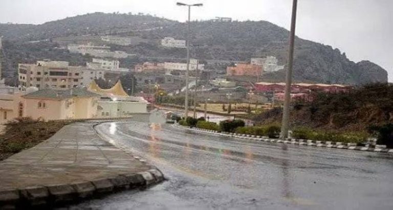 هطول أمطار جديدة في منطقة الباحة