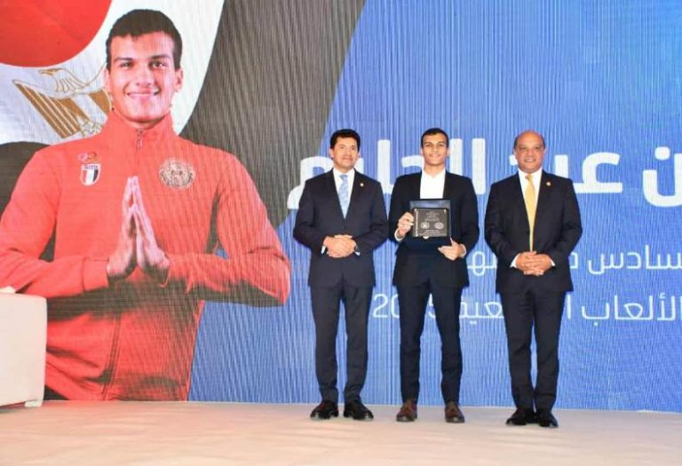 وزير الرياضة يحتفي بإنجازات منتخب مصر للجمباز الفني والإيقاعي في احتفال مميز