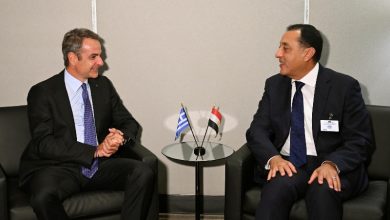 مدبولي يلتقي رئيس وزراء اليونان