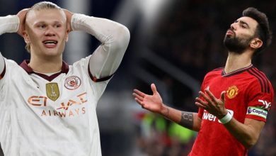 مقارنة بين هالاند وبرونو فيرنانديز