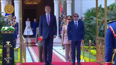 رئيس مصر وإسبانيا